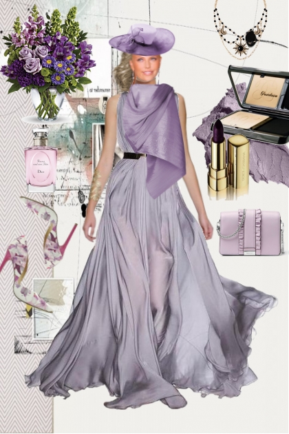 Feminine violet- Combinaciónde moda
