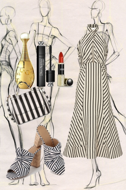 Black and white stripes 3- Combinazione di moda