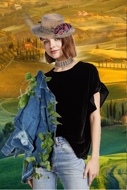Italian landscape- Fashion set