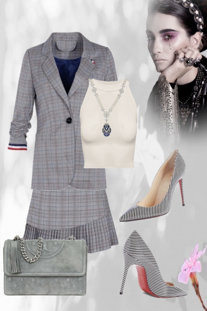 Stricktly formal: grey- combinação de moda