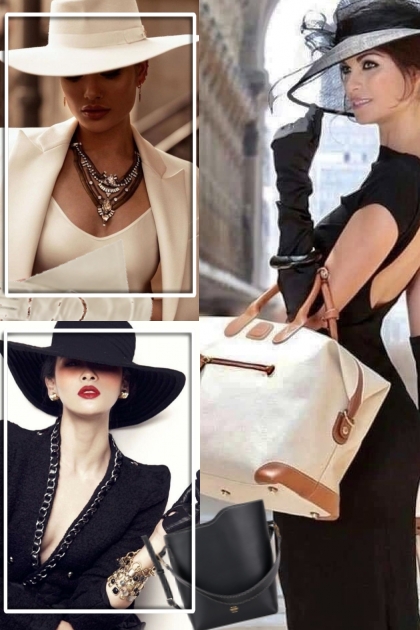 A woman can´t be chic hatless and gloveless