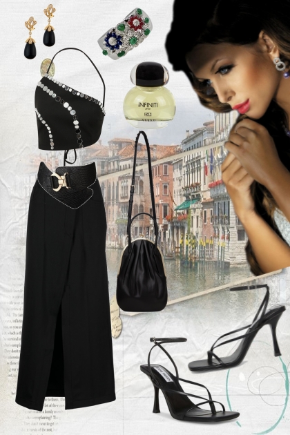 Venetian lady- Combinazione di moda