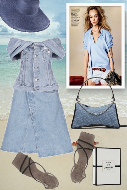 Summer jeans outfit- combinação de moda