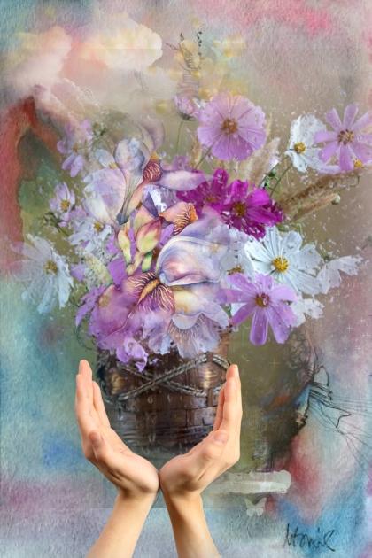 Flower vase 3- Modna kombinacija