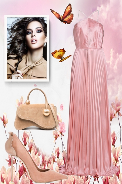 Pastel pink 2- combinação de moda