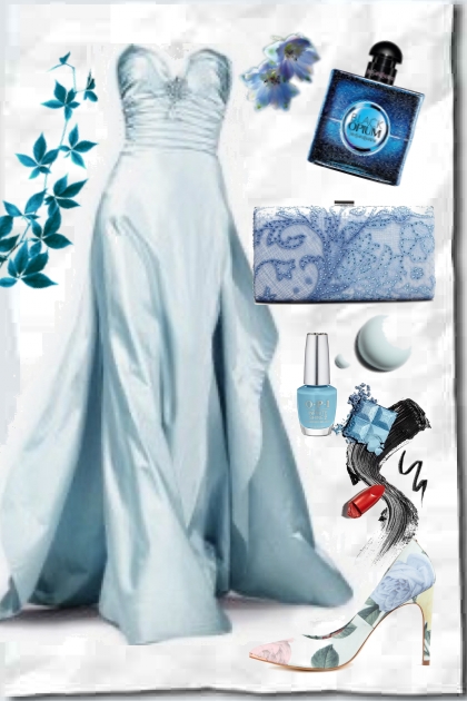 Sophisticated blue outfit- Modna kombinacija