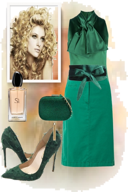 Emerald green 44- Fashion set