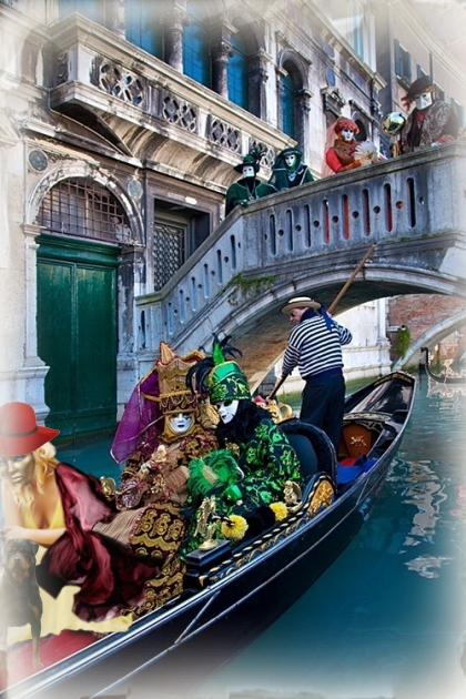 Venetian carnival 3- Модное сочетание