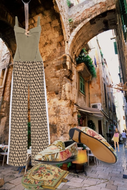 Outfit for summer sightseeing- Combinazione di moda