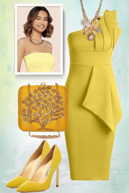 Smart yellow- Combinazione di moda