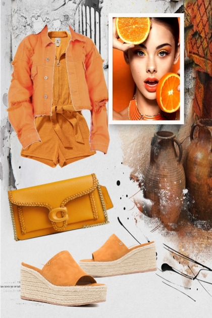 Like an orange- Combinazione di moda