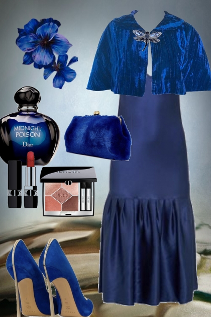 Deep night blue- Combinazione di moda