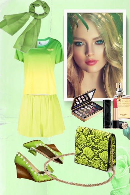 Greenish yellow- Fashion set