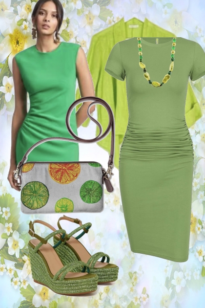 Summer green 4- combinação de moda