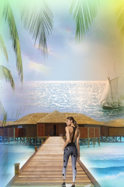 Huts on the water- Fashion set
