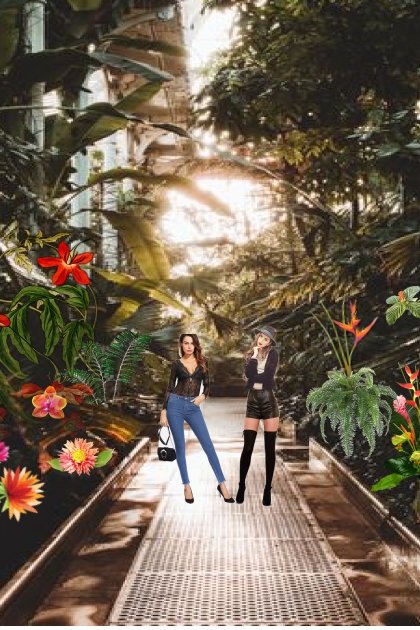 Exotic plant greenhouse- Fashion set