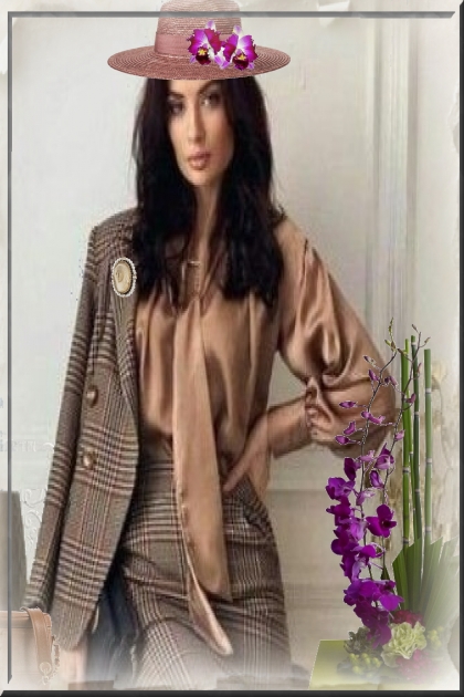 Formal brown- Модное сочетание