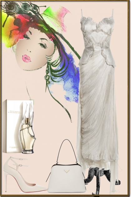 Lady in white 3- Combinazione di moda