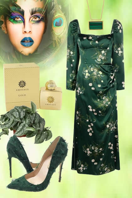 Peacock green- Fashion set