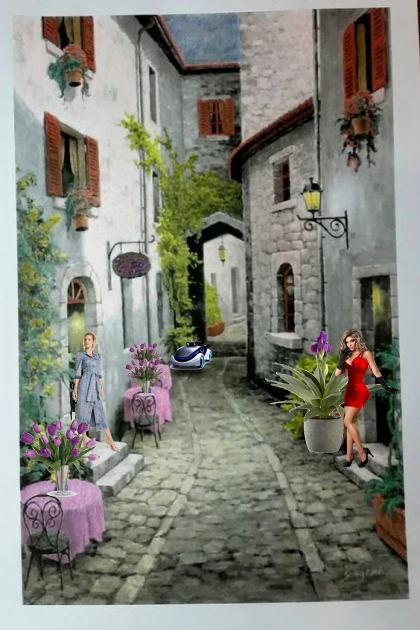 In the narrow street 2