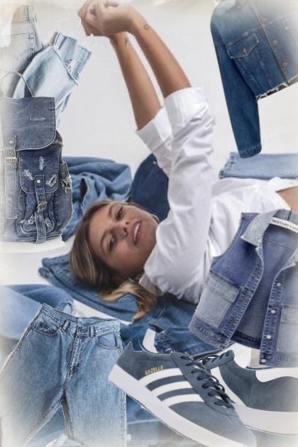Blue jeans 4- combinação de moda
