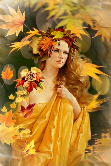 Golden autumn 2- combinação de moda