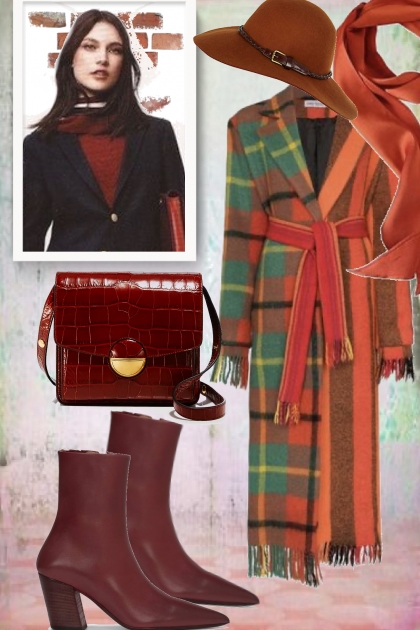 Warm and cosy coat- Fashion set