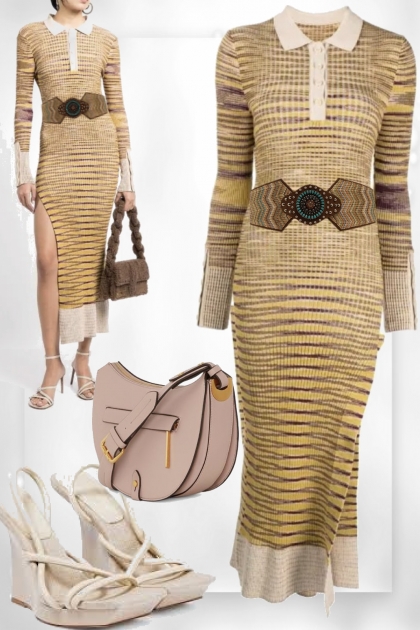 Knitted dress 4- Combinaciónde moda