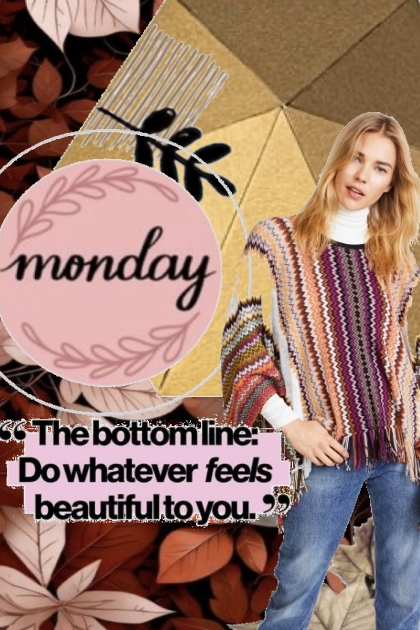 September. Monday- Combinazione di moda