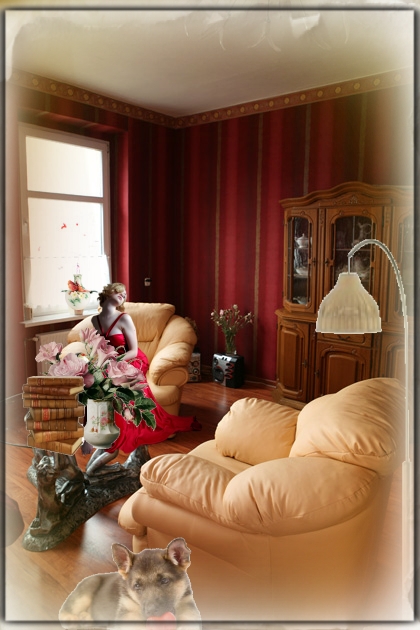 Sitting room in classical style