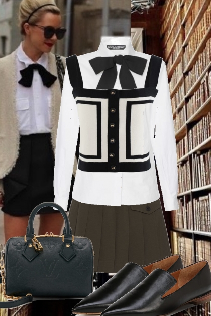 Schoolgirl image- Modna kombinacija