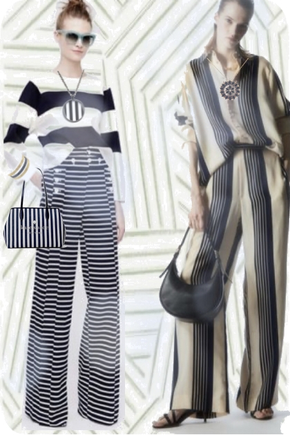 Stripes in trend- Fashion set