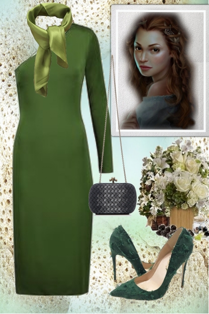 Grass green outfit- Fashion set