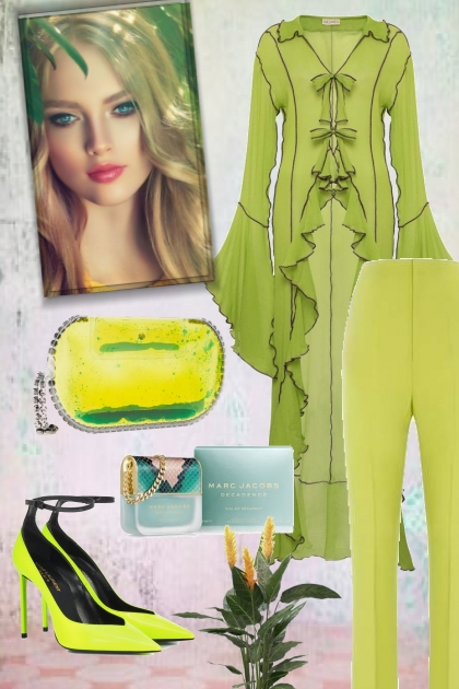 Green lemon colour- Fashion set