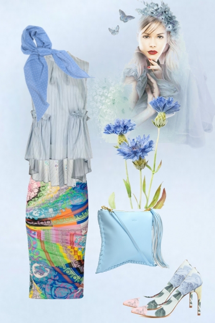 Romantic light blue- Fashion set