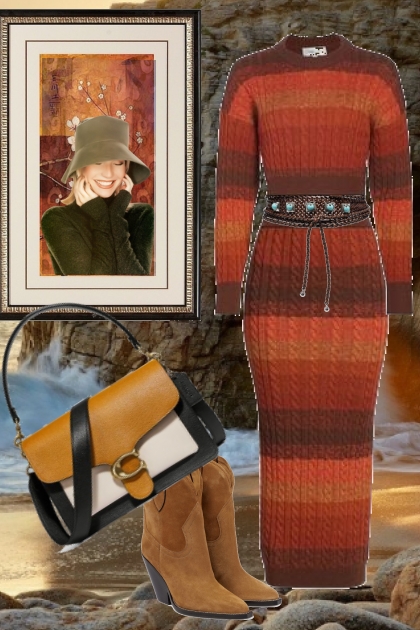 Knitted outfit 2- Modna kombinacija