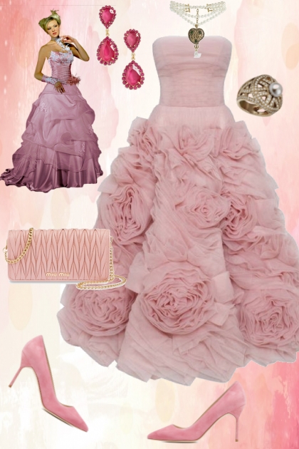 Rose flower dress