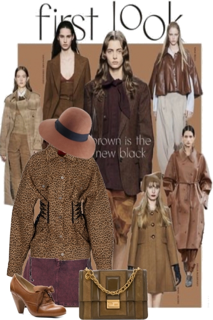 Brown is the new black- Fashion set