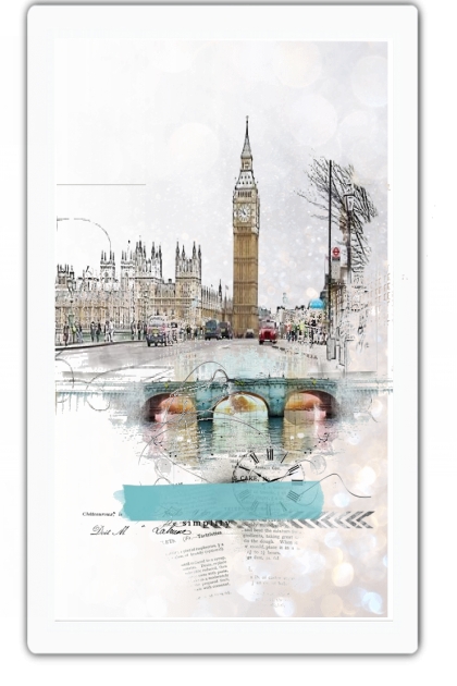 Post card: view of London- Combinazione di moda