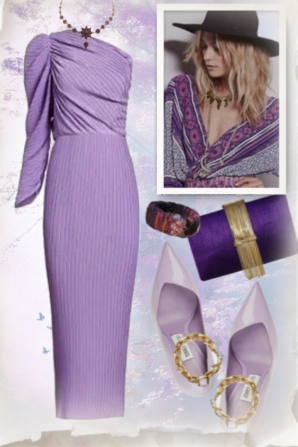 Lilac dream 3- combinação de moda