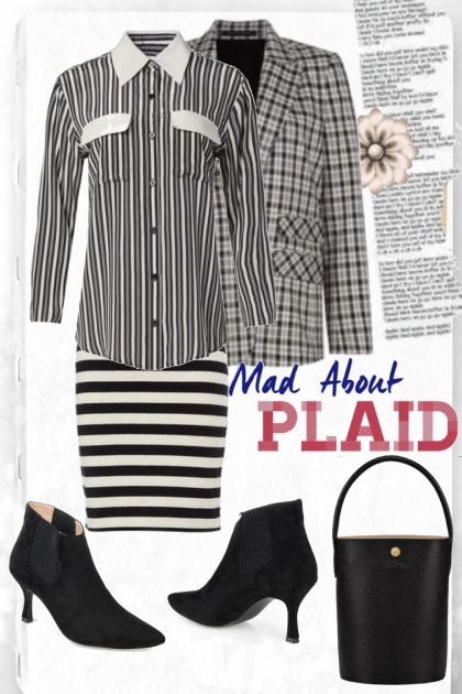 Mad about plaid- Combinaciónde moda