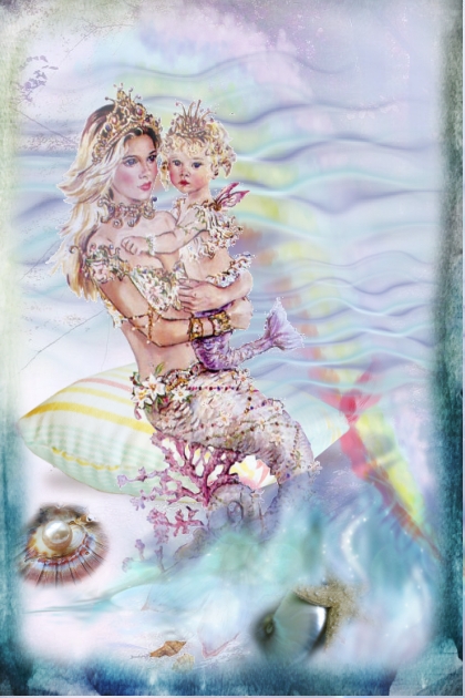 Madonna mermaid- Combinazione di moda