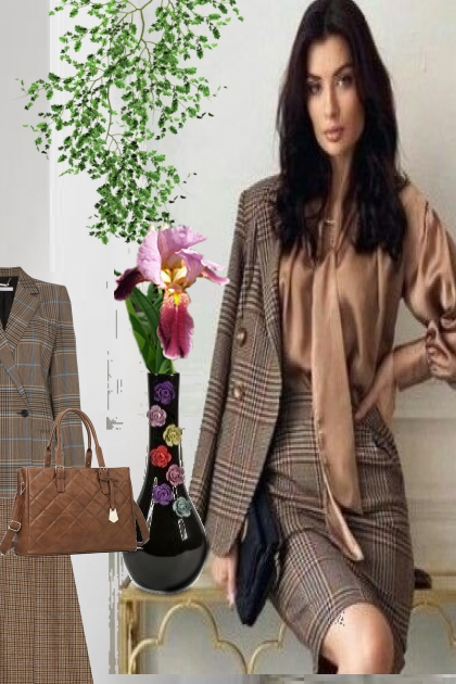 Tweed suit- Combinazione di moda