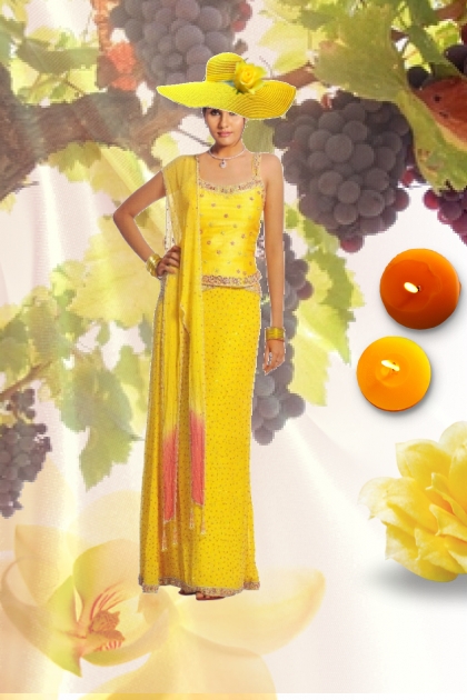 Sunny gold 2- Combinazione di moda