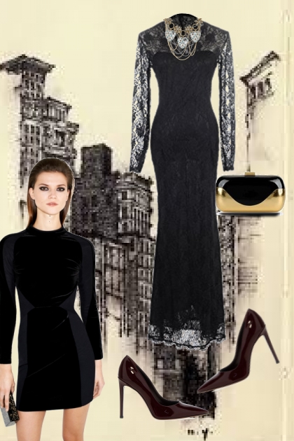 Little black dress is always trendy- Fashion set