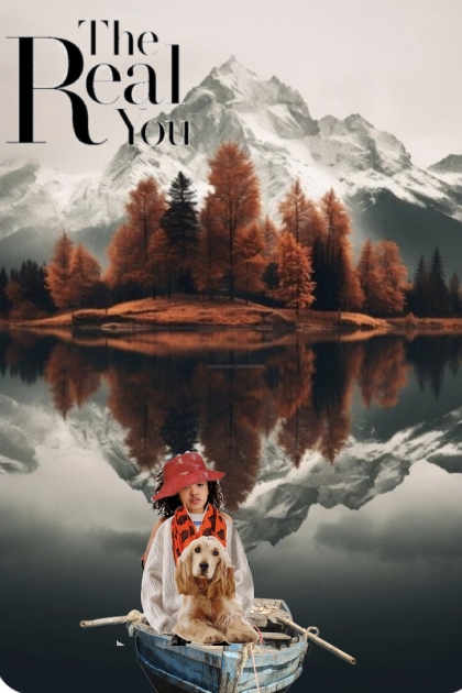 The real you and your dog- Combinazione di moda