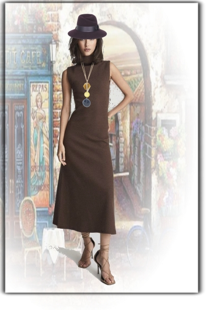 Lady in brown- Модное сочетание