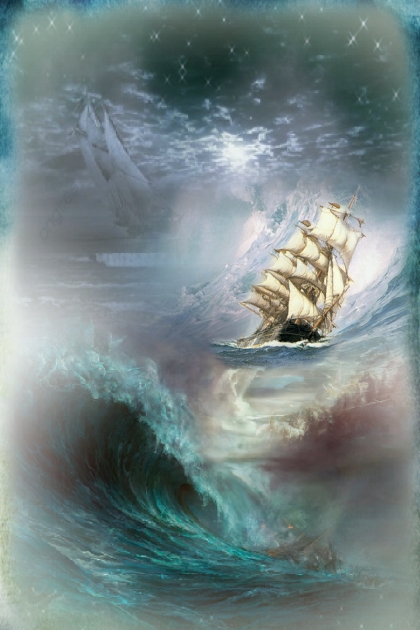 Stormy sea 2- Kreacja