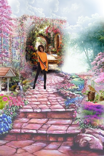 Garden staircase- Fashion set