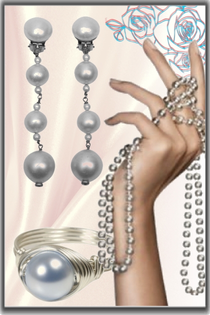 Tahitian pearls 2- Modna kombinacija